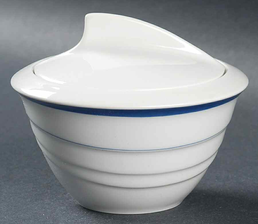 Pacific Sugar Bowl & Lid by Hutschenreuther-1