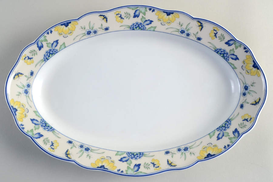 Papillon 13" Oval Serving Platter by Hutschenreuther-1