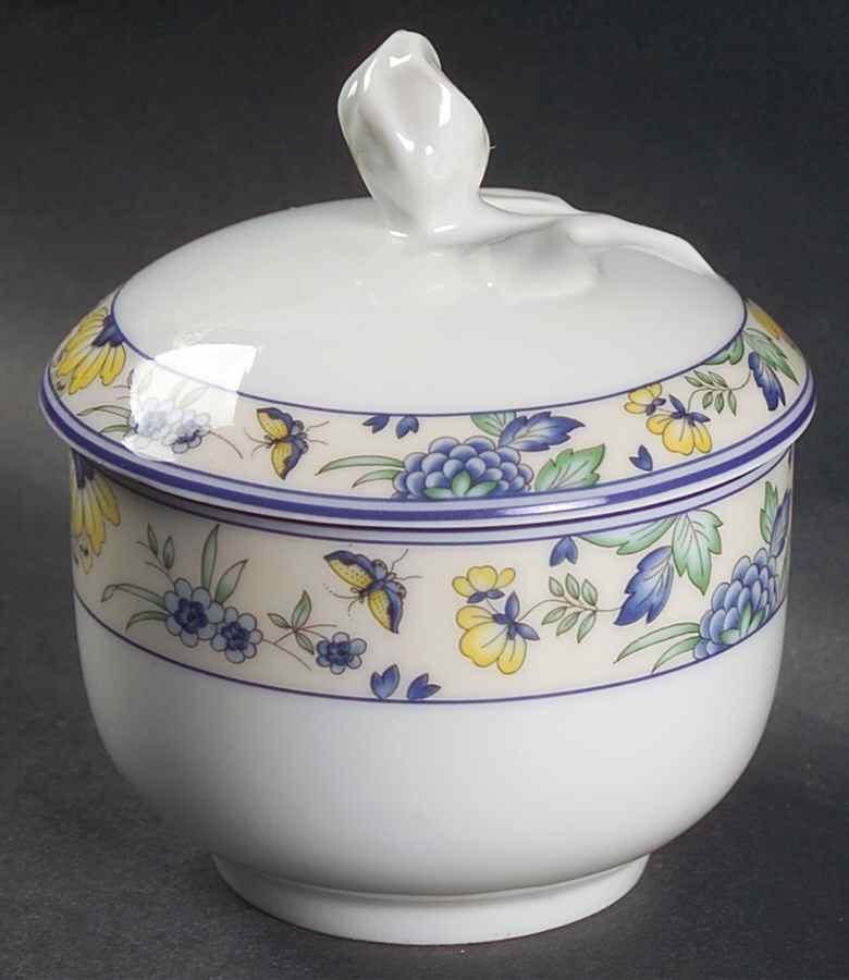 Papillon Sugar Bowl & Lid by Hutschenreuther-1