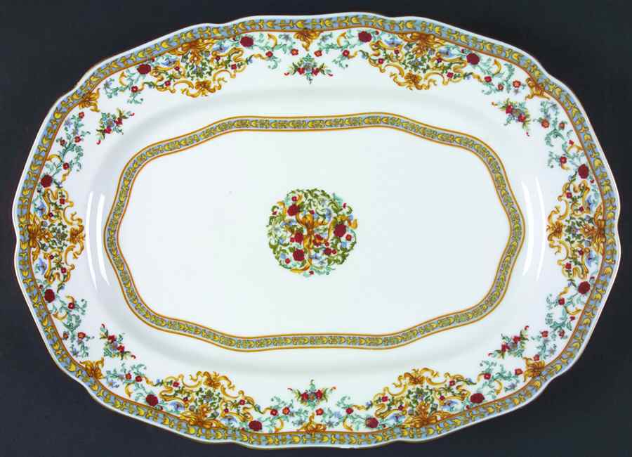 Persia 14" Oval Serving Platter by Hutschenreuther-1