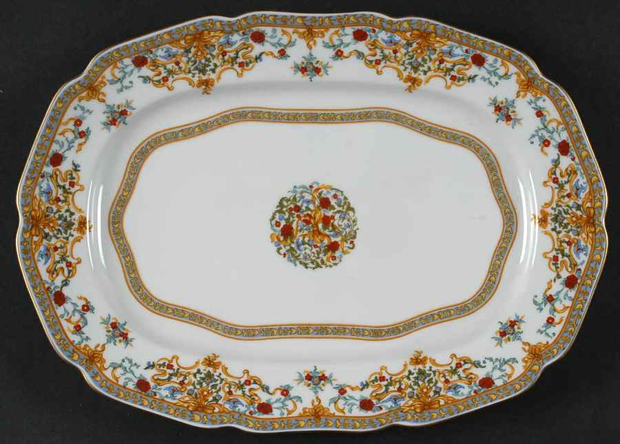 Persia 12" Oval Serving Platter by Hutschenreuther-1
