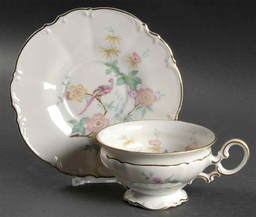 The Phoenix Footed Cup & Saucer Set by Hutschenreuther-1