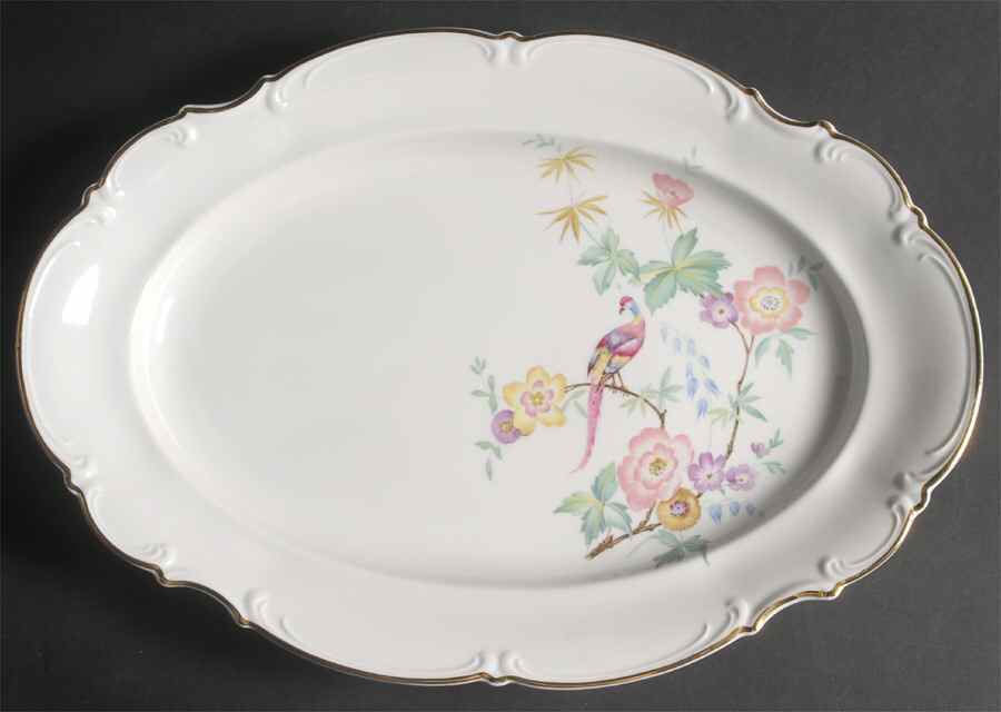 The Phoenix 14" Oval Serving Platter by Hutschenreuther-1