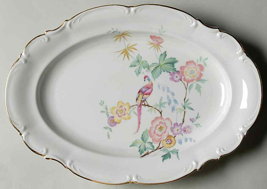 The Phoenix 12" Oval Serving Platter by Hutschenreuther-1