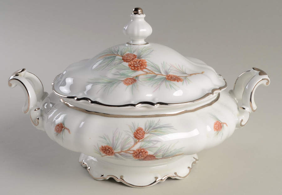 The Pine Round Covered Vegetable by Hutschenreuther-1