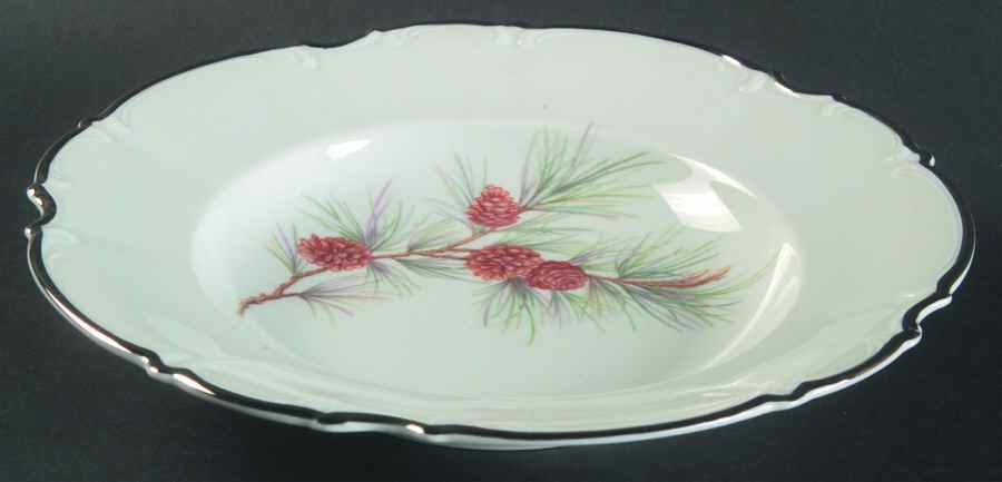 The Pine Rim Soup Bowl by Hutschenreuther-1