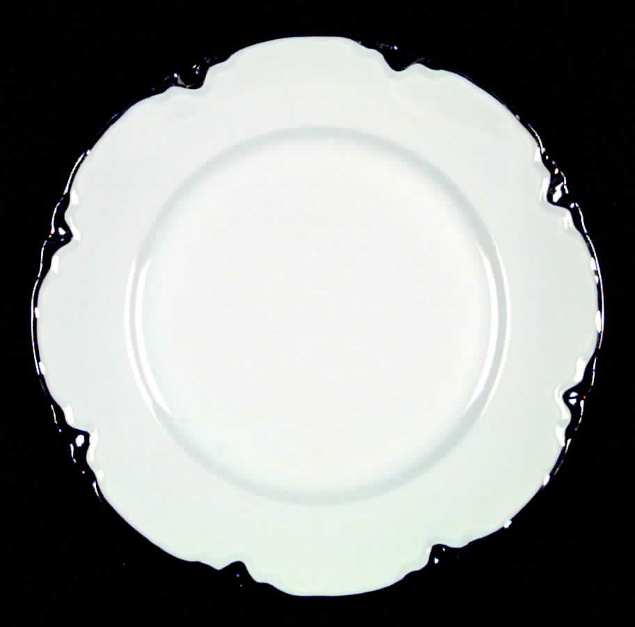 Platinum White Dinner Plate by Hutschenreuther-1