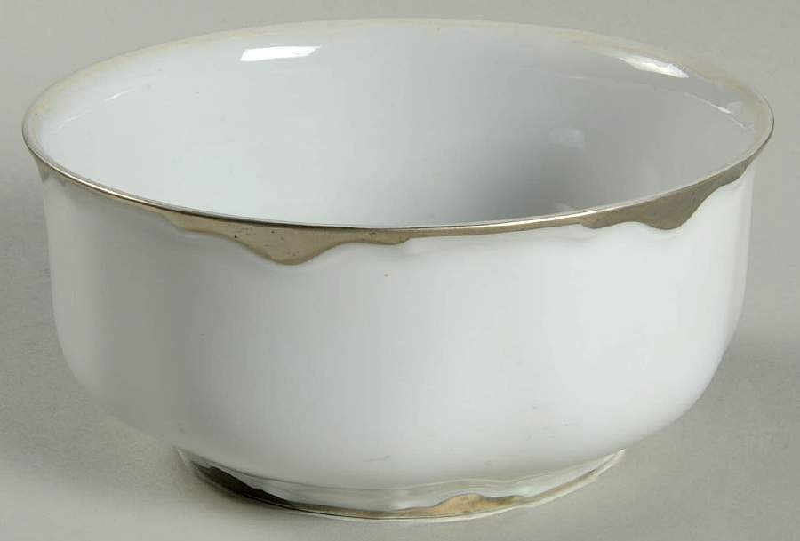 Platinum White Cranberry Bowl by Hutschenreuther-1