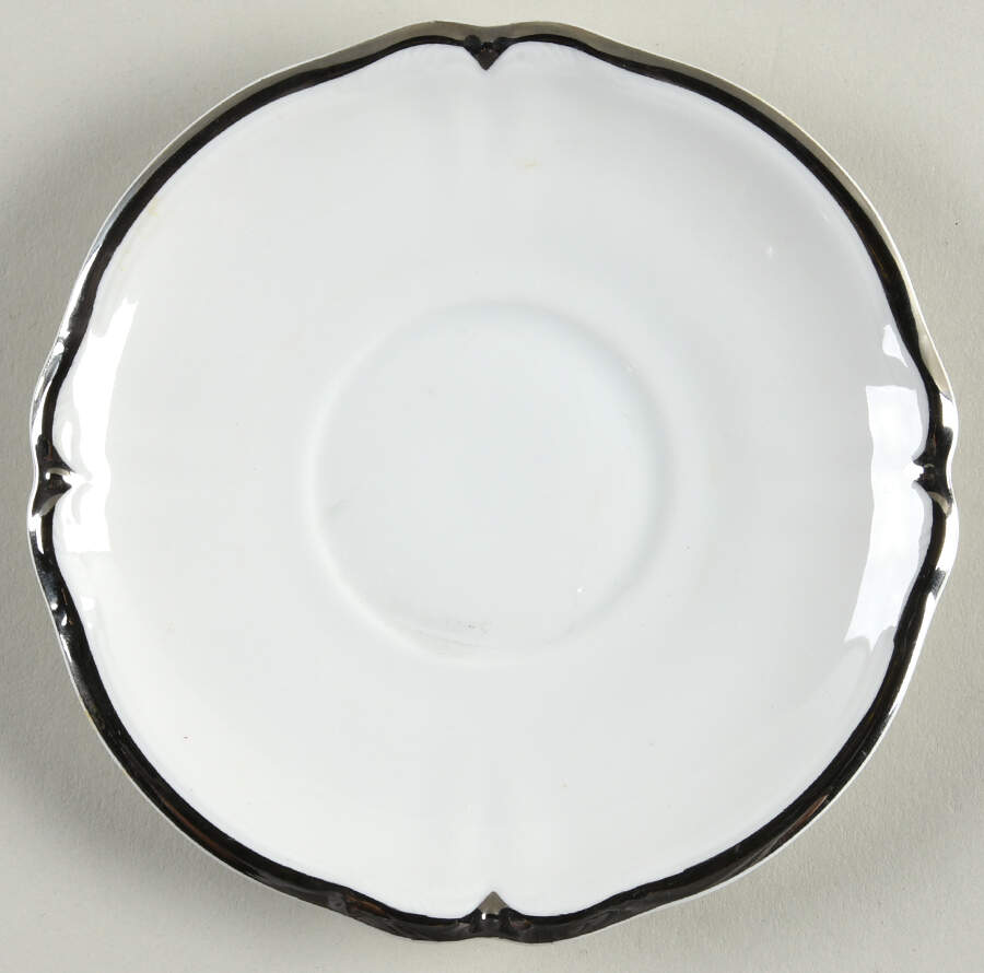 Baroque Platinum Saucer by Hutschenreuther-1