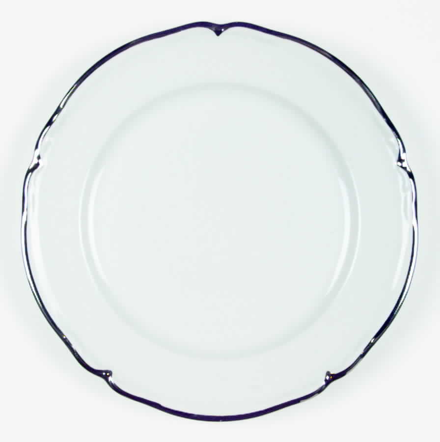 Baroque Platinum Dinner Plate by Hutschenreuther-1