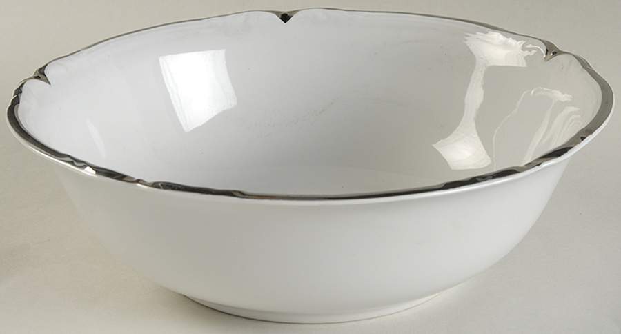 Baroque Platinum 9" Round Vegetable Bowl by Hutschenreuther-1
