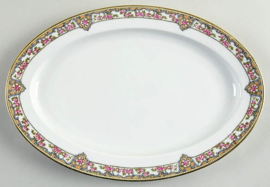 Portland 12" Oval Serving Platter by Hutschenreuther-1