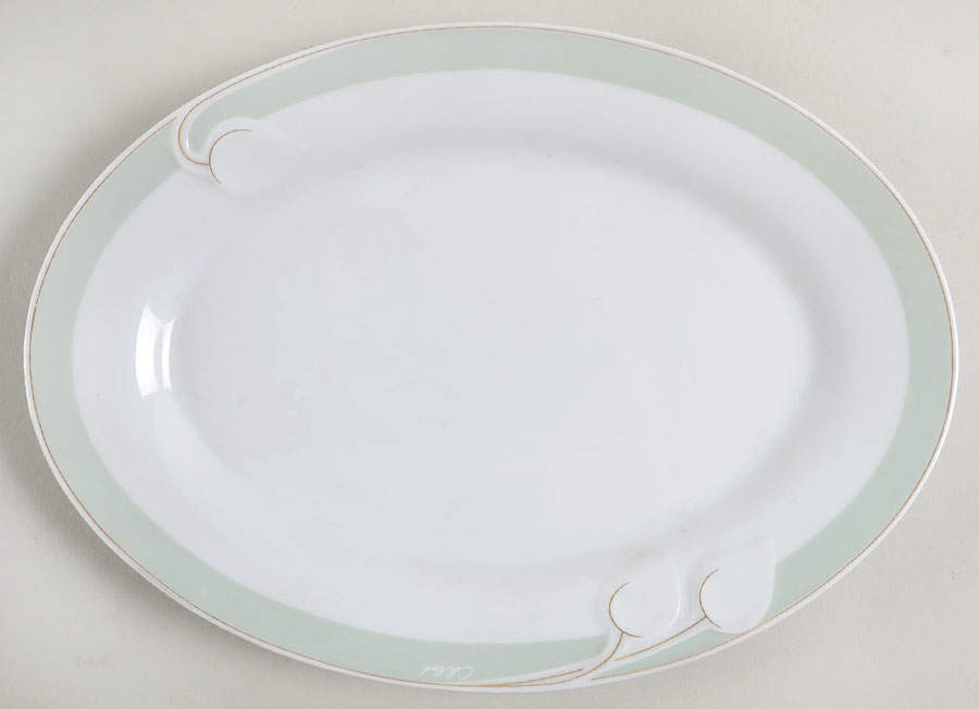 Printemps 11" Oval Serving Platter by Hutschenreuther-1
