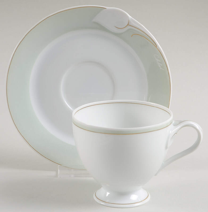 Printemps Footed Cup & Saucer Set by Hutschenreuther-1