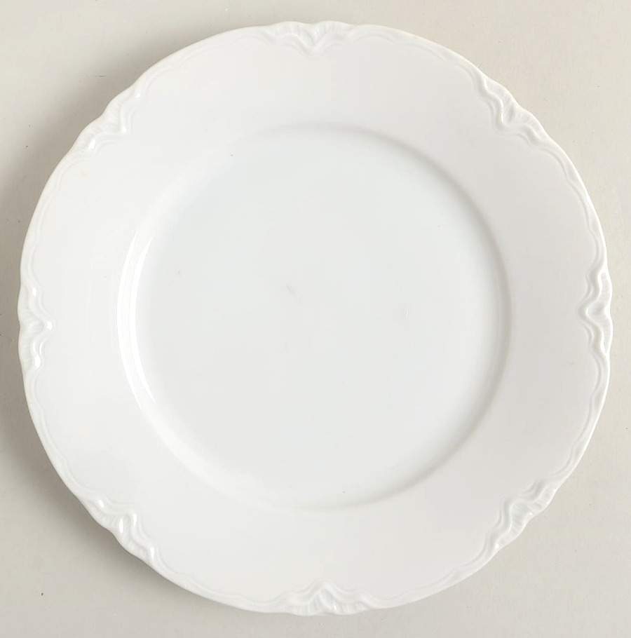 Racine (All White) Salad Plate by Hutschenreuther-1