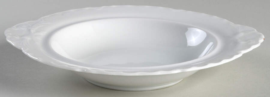 Racine (All White) Round Butter No Lid by Hutschenreuther-1