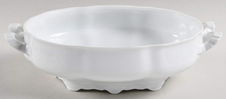 Racine (All White) Oval Vegetable No Lid by Hutschenreuther-1