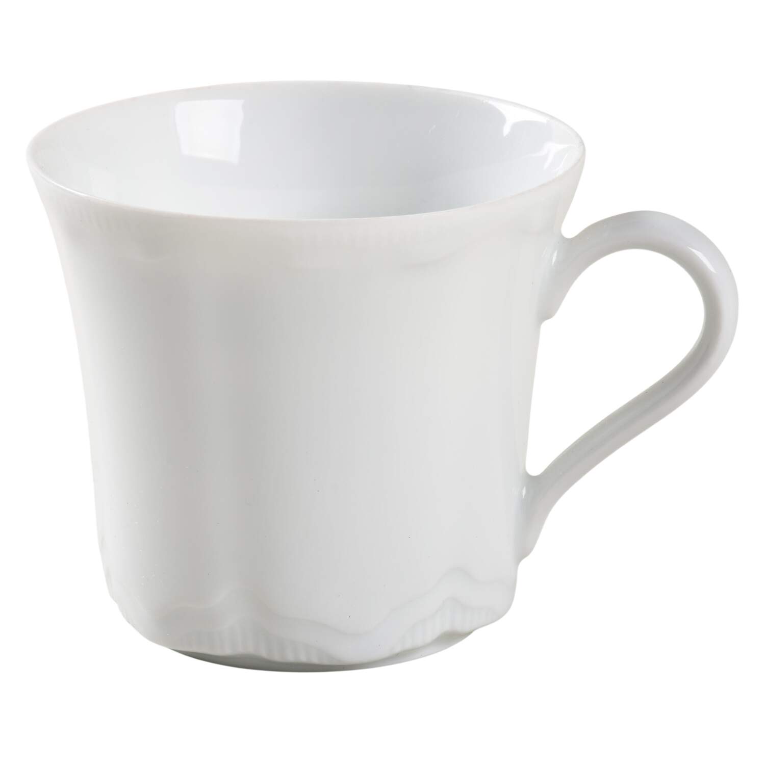 Racine (All White) Flat Cup by Hutschenreuther-1