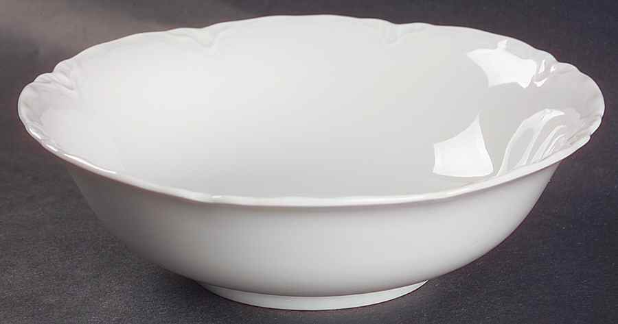 Racine (All White) Coupe Cereal Bowl by Hutschenreuther-1