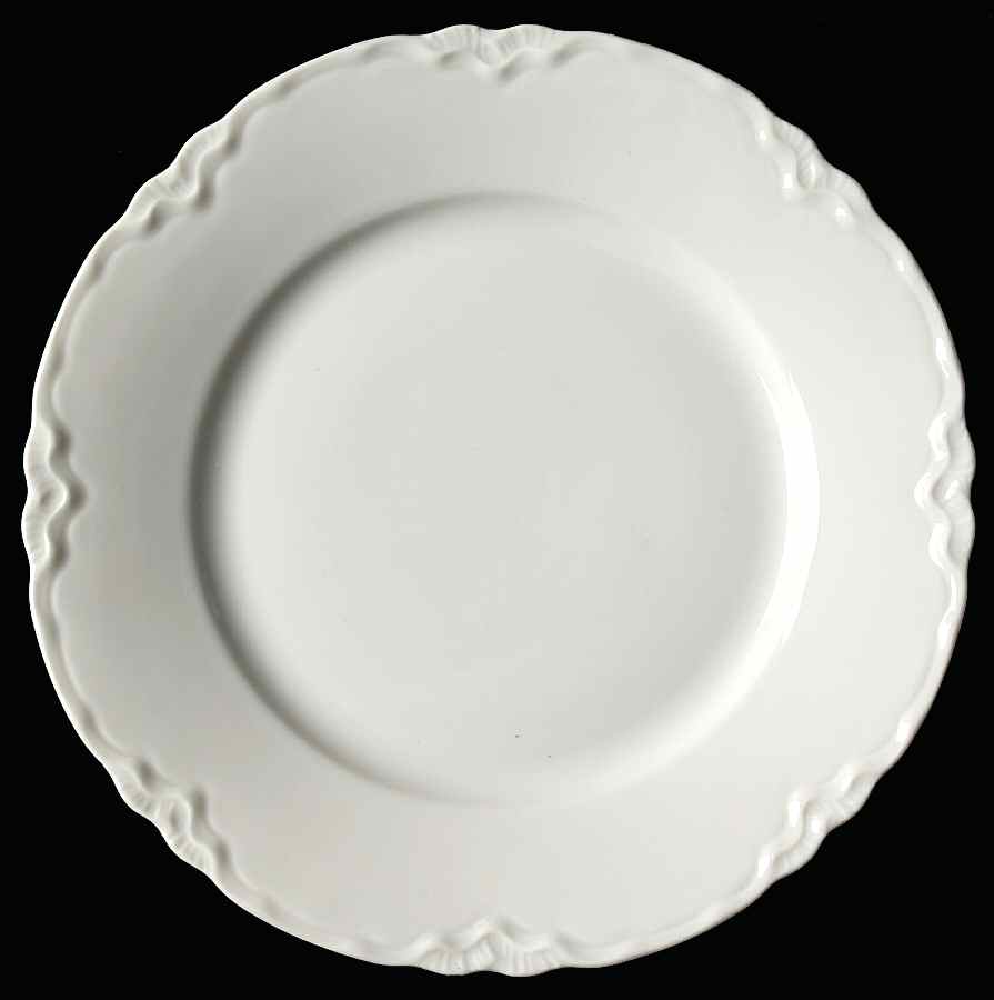 Racine (All White) Dessert/Pie Plate by Hutschenreuther-1