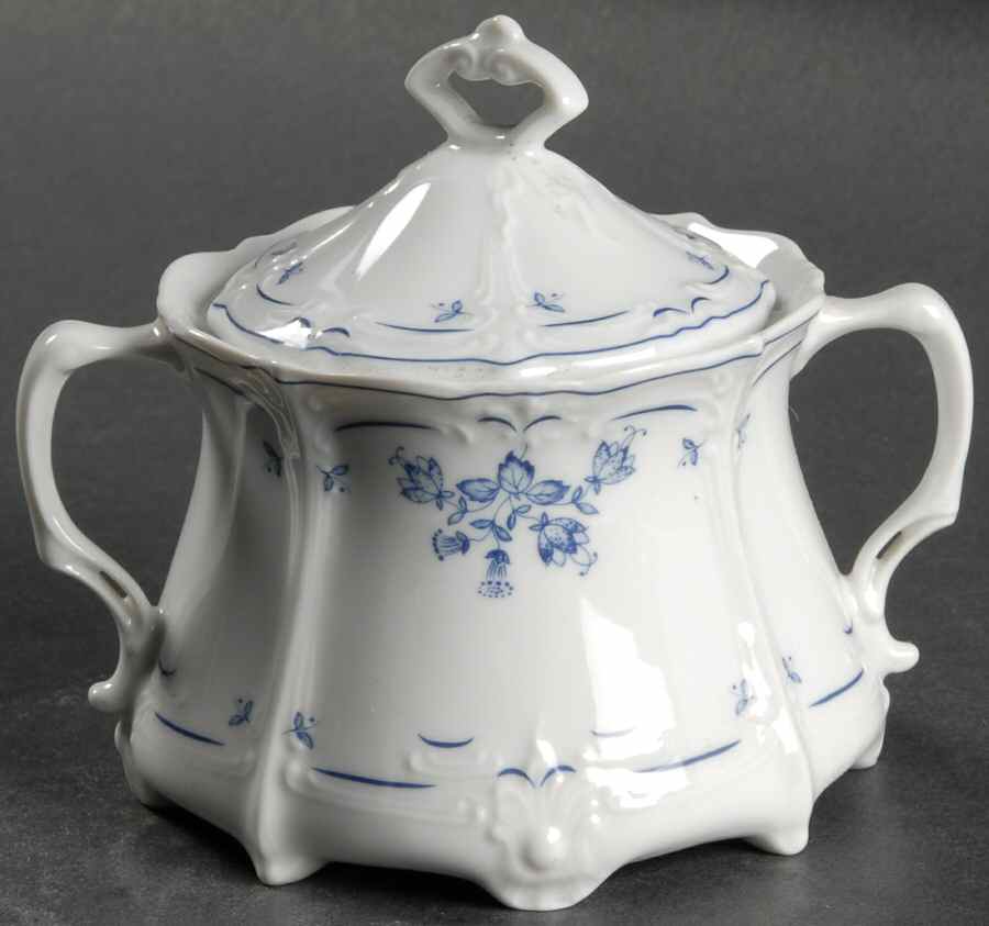 Rebecca Sugar Bowl & Lid by Hutschenreuther-1