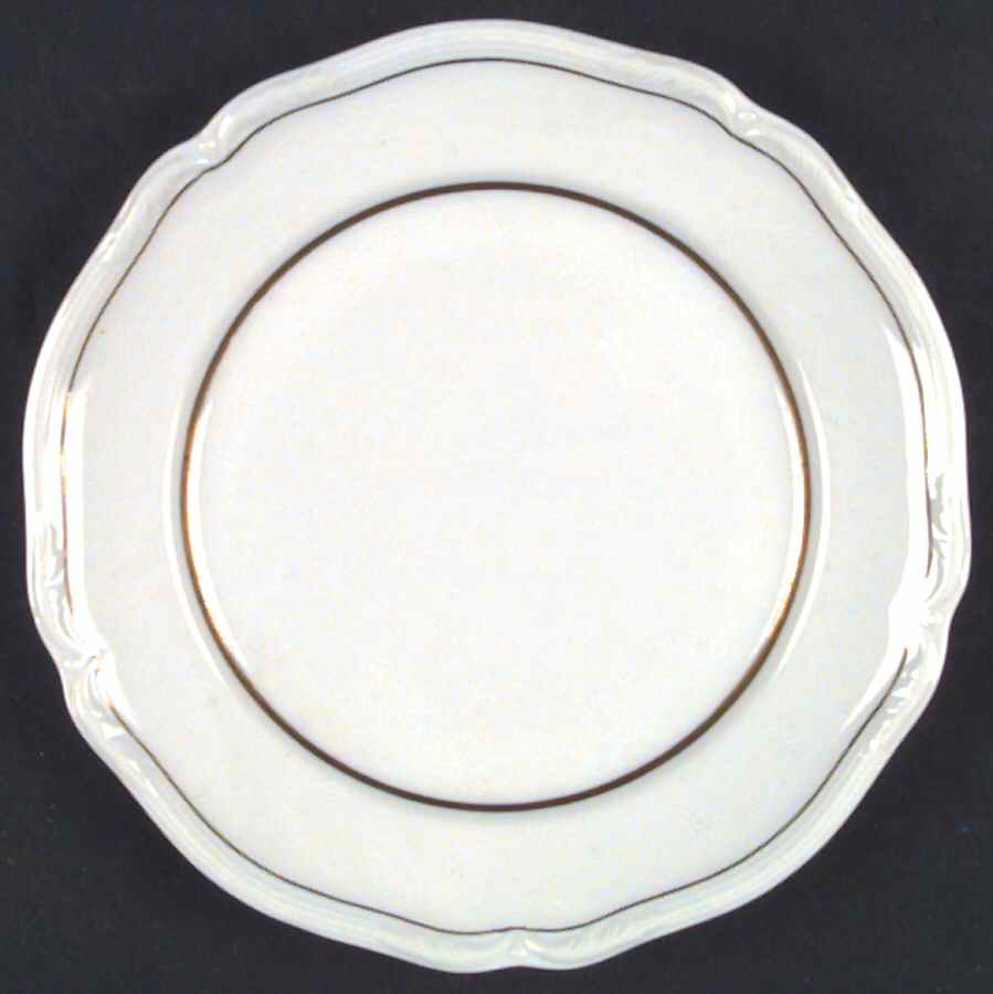 Regency Gold White Dinner Plate by Hutschenreuther-1