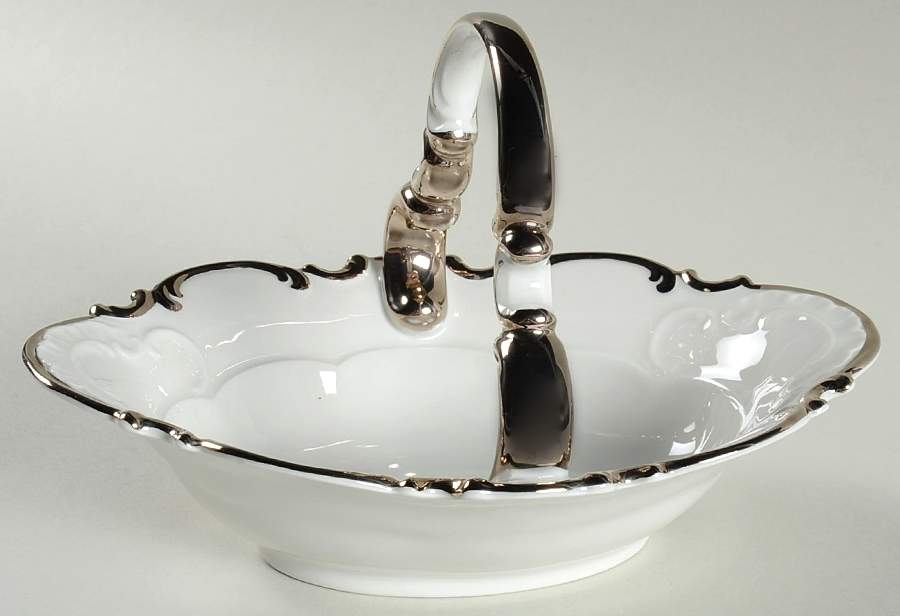 Revere (White) Small Basket by Hutschenreuther-1