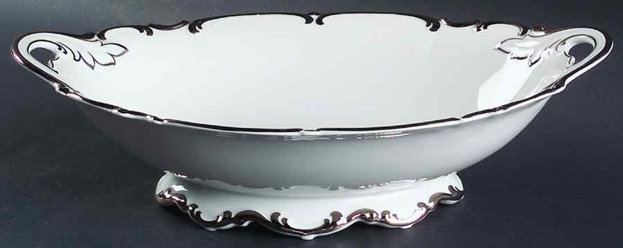 Revere (White) 12" Oval Vegetable Bowl by Hutschenreuther-1