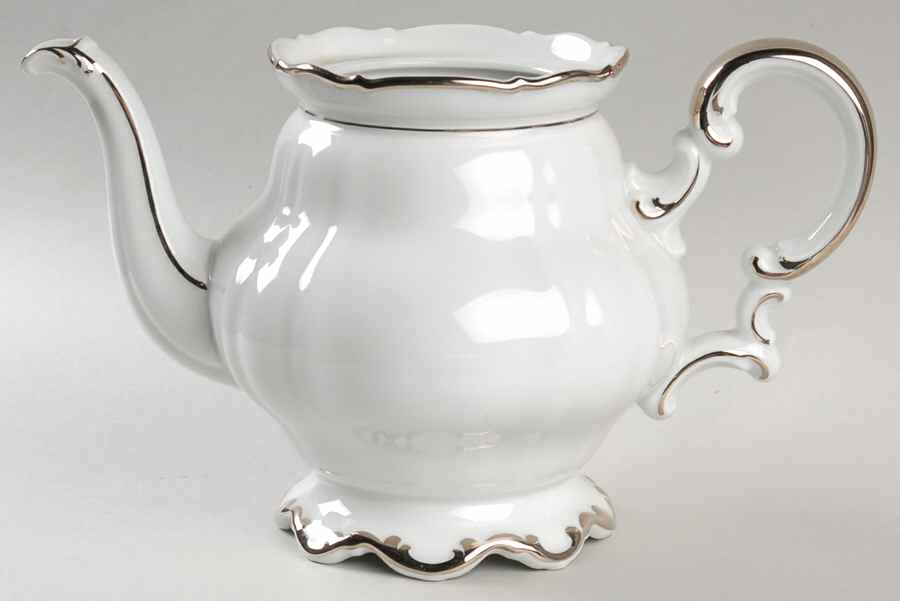 Revere (White) Teapot No Lid by Hutschenreuther-1