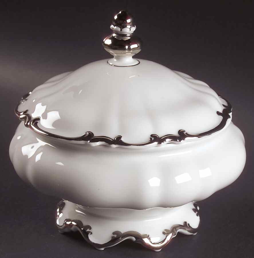 Revere (White) Candy Box & Lid by Hutschenreuther-1