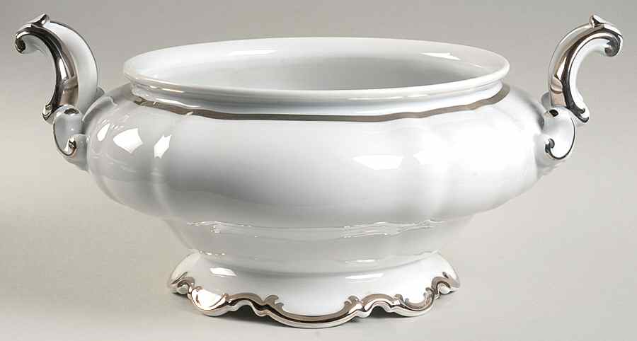 Revere (White) Tureen No Lid by Hutschenreuther-1