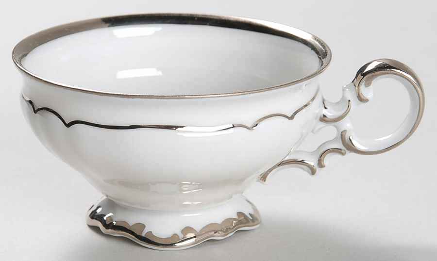 Revere (White) Footed Demitasse Cup by Hutschenreuther-1