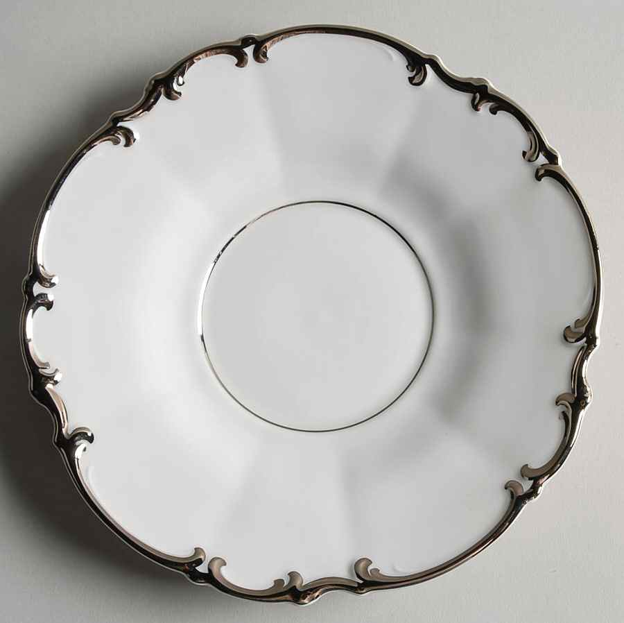 Revere (White) Saucer for Cream Soup Bowl by Hutschenreuther-1