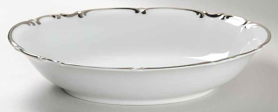 Revere (White) 10" Oval Vegetable Bowl by Hutschenreuther-1
