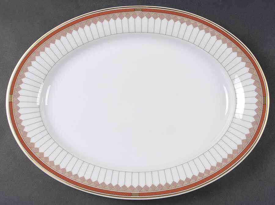 Rialto 12" Oval Serving Platter by Hutschenreuther-1