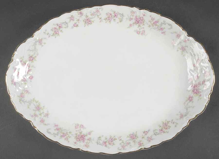 Richelieu 13" Oval Serving Platter by Hutschenreuther-1