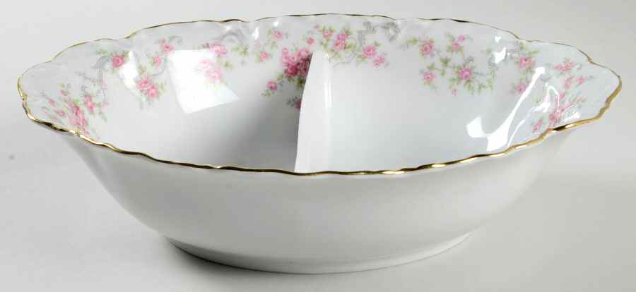 Richelieu 10" Oval Divided Vegetable Bowl by Hutschenreuther-1