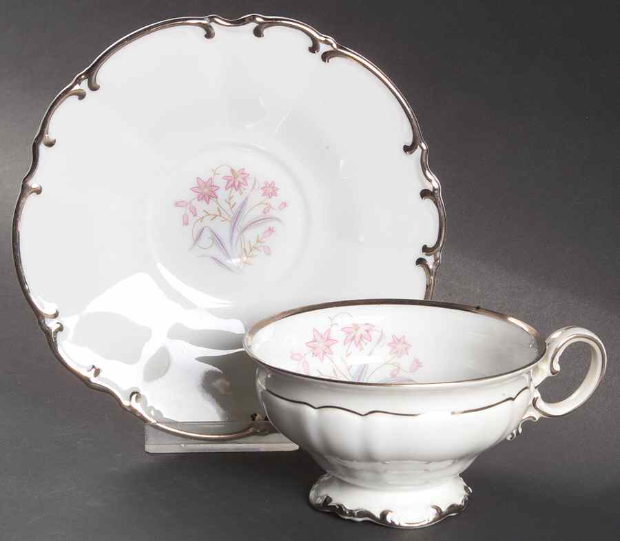 The Rondo Footed Cup & Saucer Set by Hutschenreuther-1