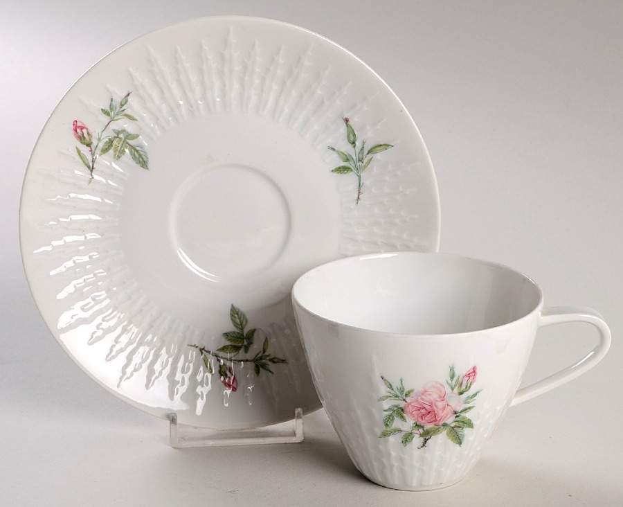 Rosita Flat Cup & Saucer Set by Hutschenreuther-1