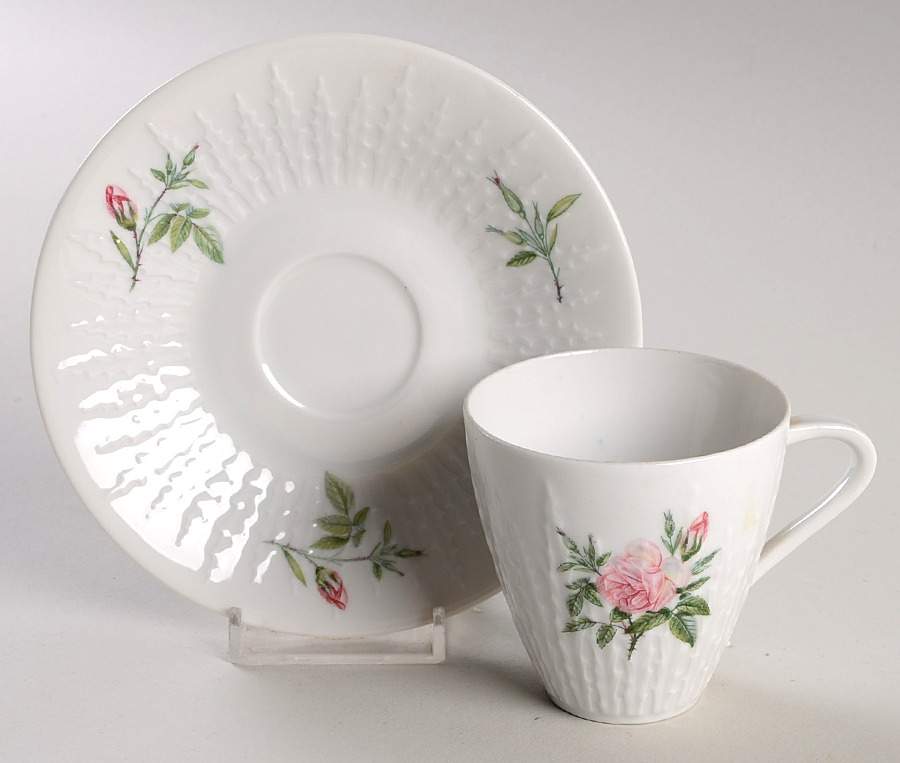 Rosita Flat Cup & Saucer Set by Hutschenreuther-1