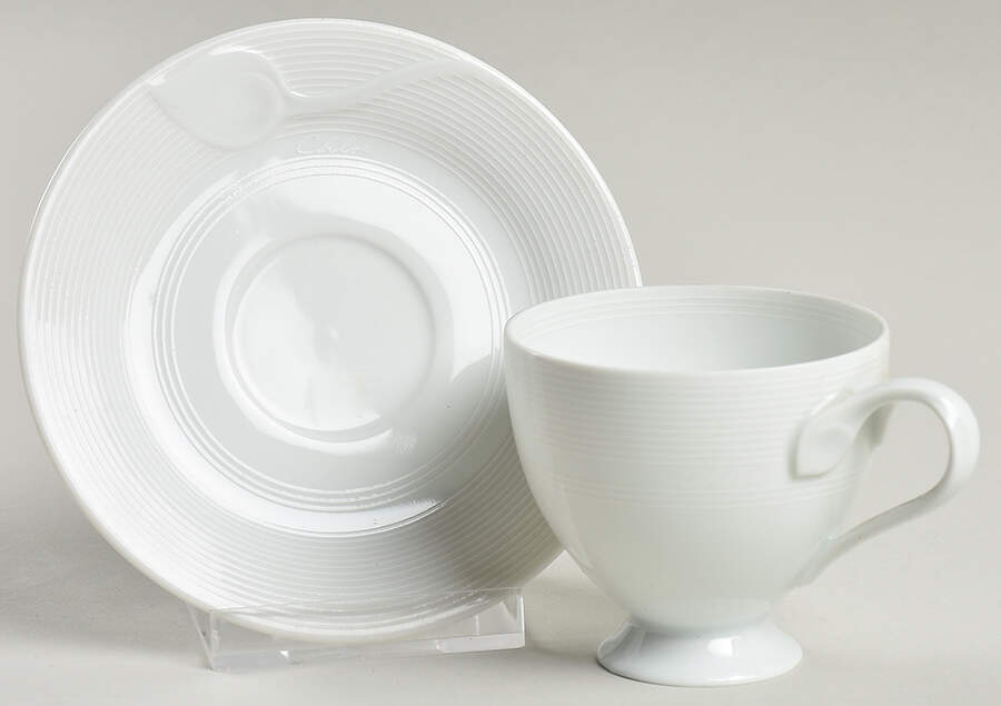 Rotonde Footed Demitasse Cup & Saucer Set by Hutschenreuther-1