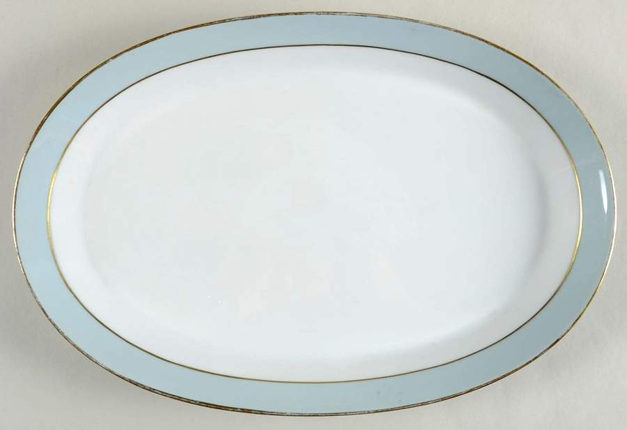 San Remo Gold 12" Oval Serving Platter by Hutschenreuther-1