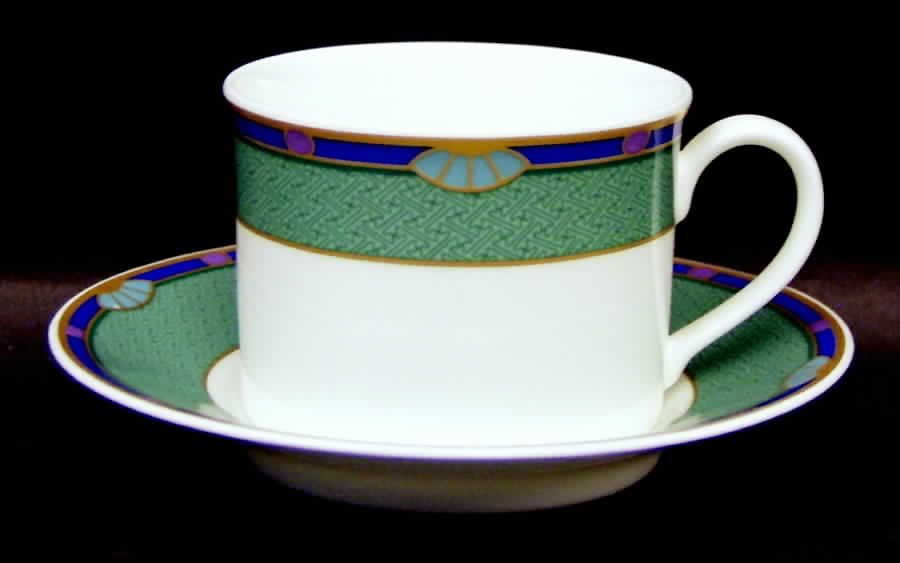 Savona Flat Cup & Saucer Set by Hutschenreuther-1