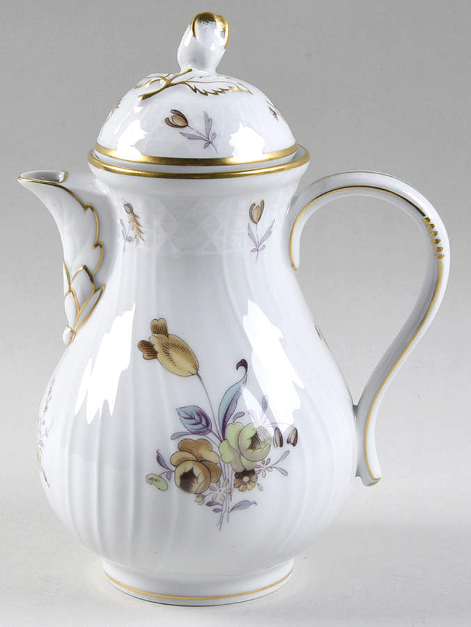 Saxony Mini Coffee Pot & Lid by Hutschenreuther-1