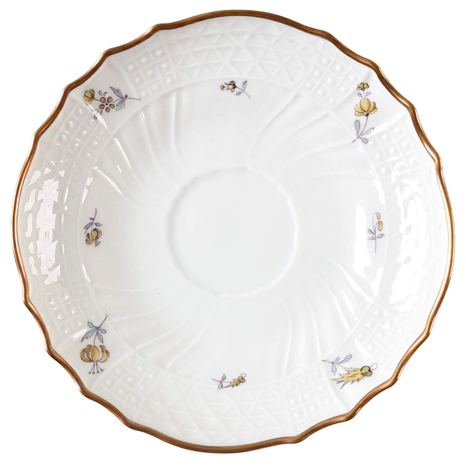 Saxony Saucer for Flat Cup by Hutschenreuther-1