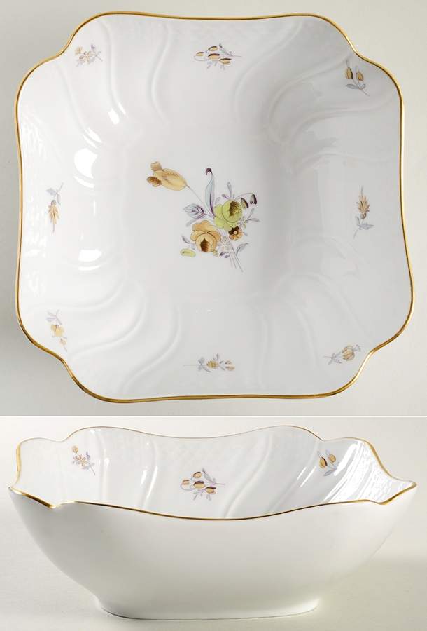 Saxony 7" Square Vegetable Bowl by Hutschenreuther-1
