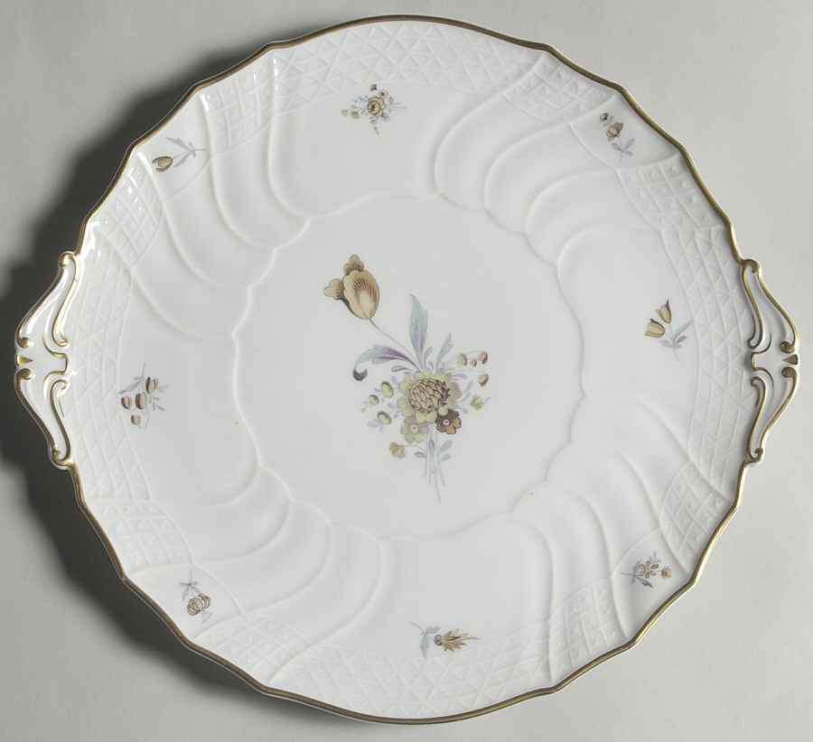 Saxony Handled Cake Plate by Hutschenreuther-1