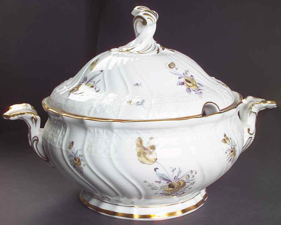 Saxony Tureen &  Lid by Hutschenreuther-1