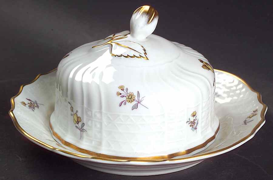 Saxony Round Covered Butter by Hutschenreuther-1