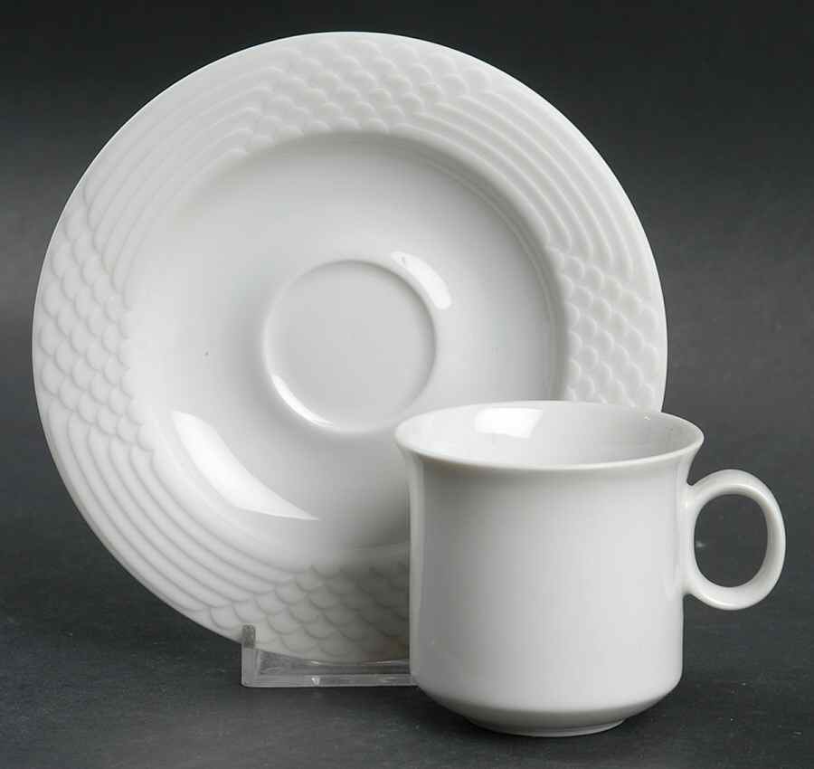 Seta Flat Demitasse Cup & Saucer Set by Hutschenreuther-1